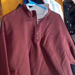 Burgundy Chanpion 1/4 Zip